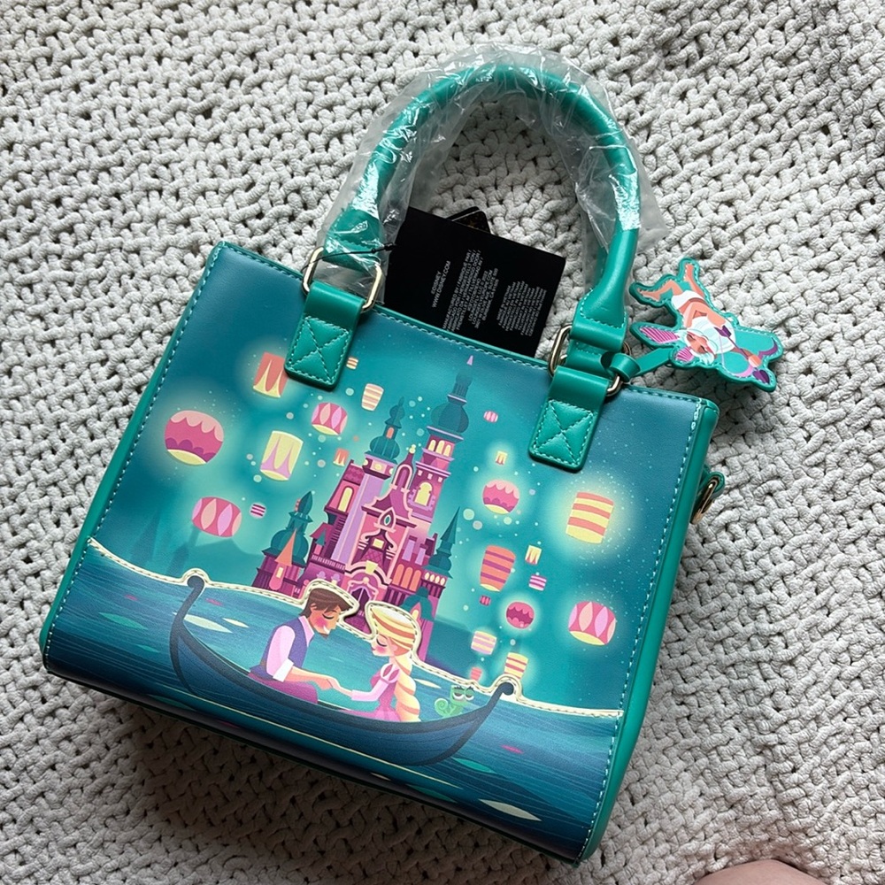 Disney Official Tangled Handbag in Teal